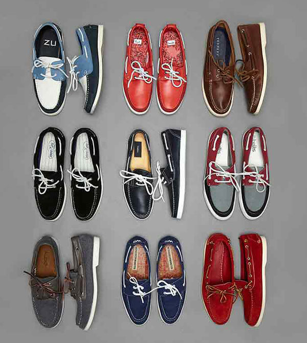 shoes in different colours